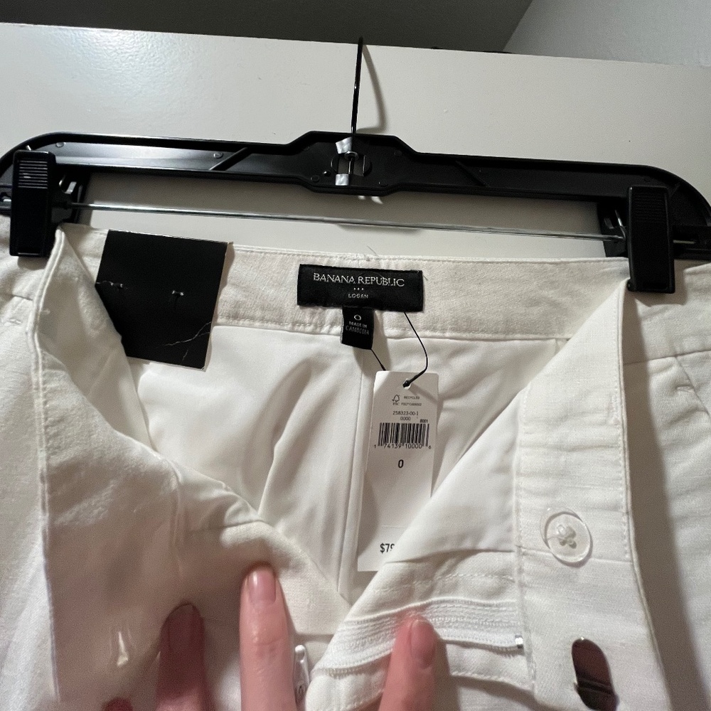 Banana Republic NWT Logan Straight Leg Mid Rise Trouser